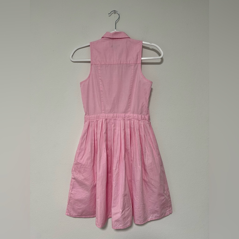 Ann Taylor Fit & Flare Powder Pink Shirtdress - Picture 5 of 11